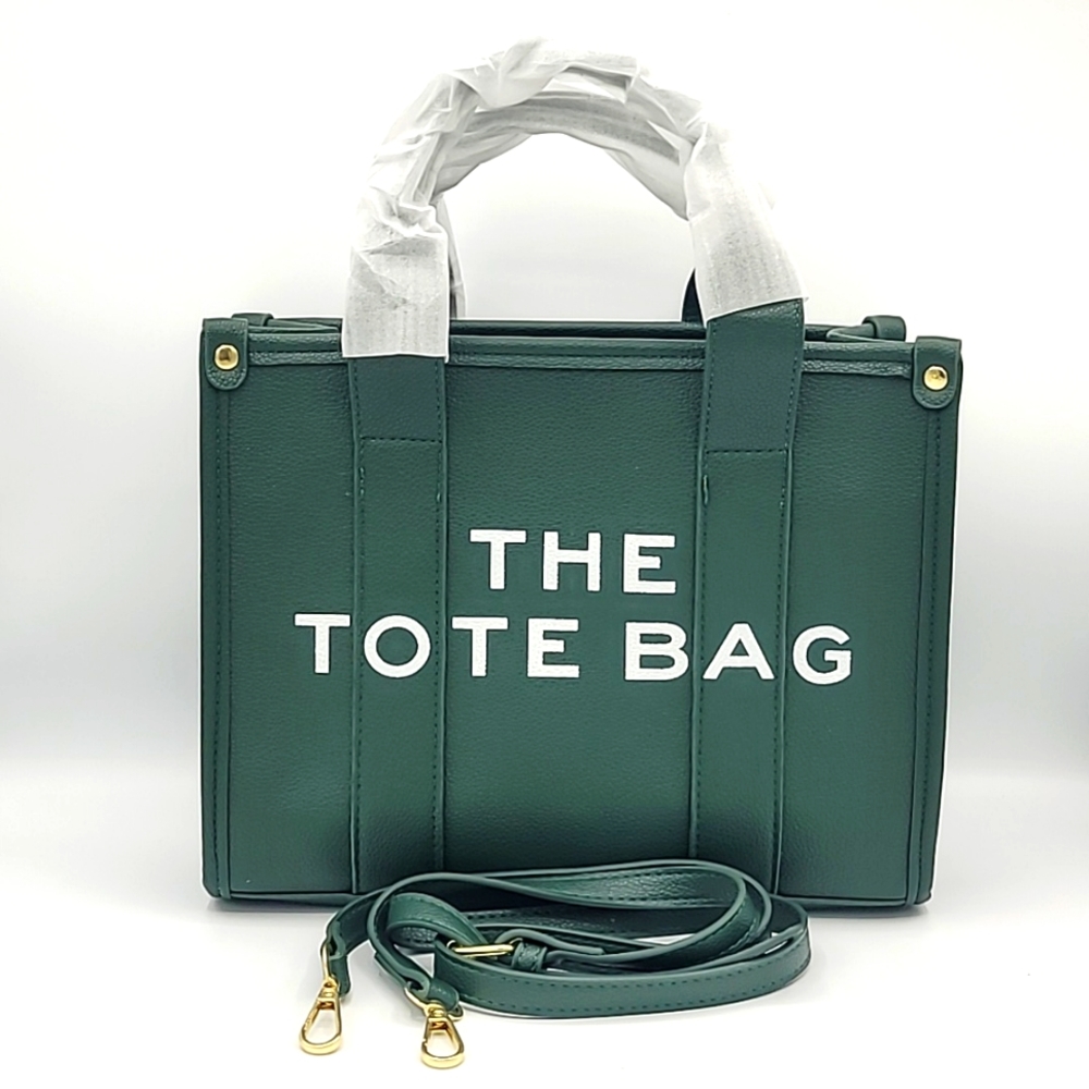 Unbranded THE TOTE BAG with crossbody strap - Forest Green